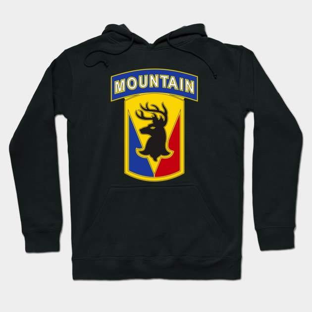 86th Infantry Brigade Combat Team "Vermont Brigade" Insignia Hoodie by Mandra